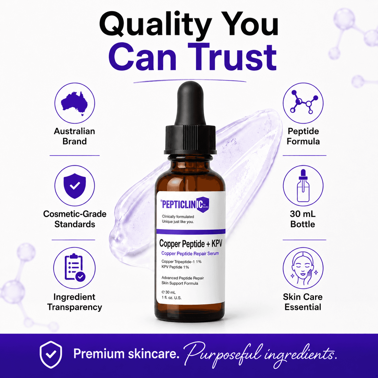 Copper Peptide + KPV Repair Serum