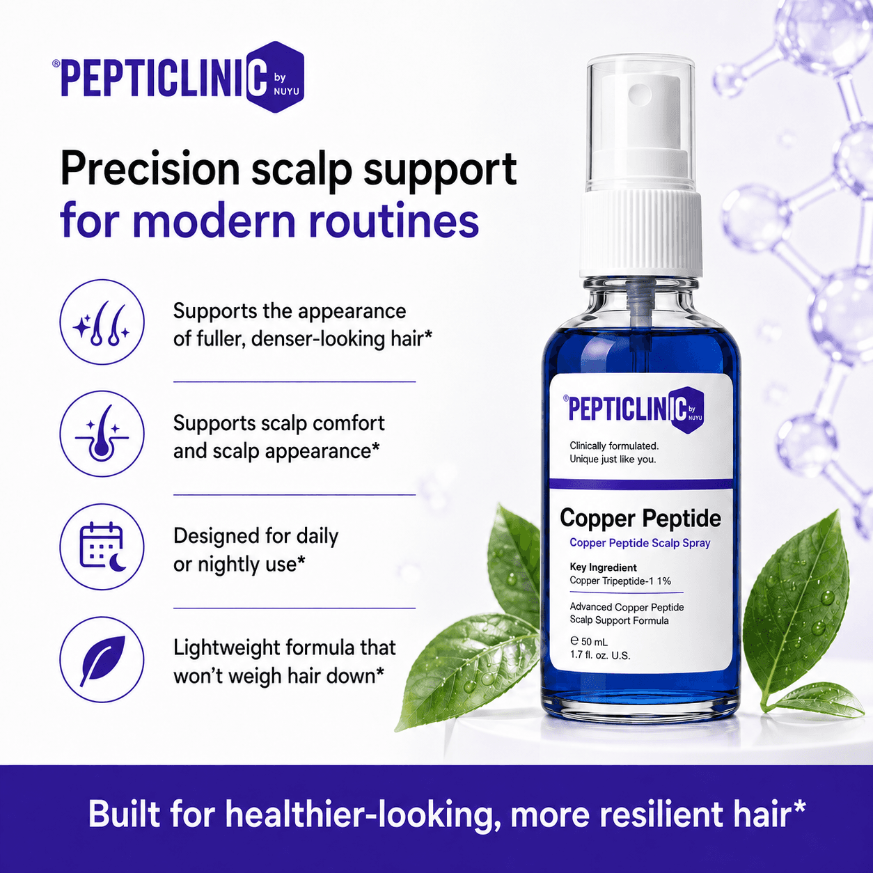 Copper Peptide Precision Scalp Spray
