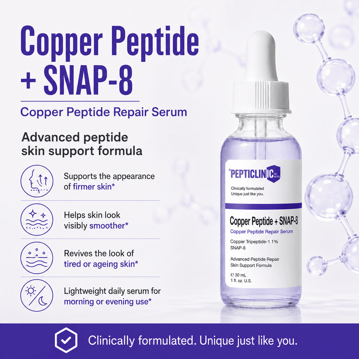 Copper Peptide + Snap-8 Firming Serum
