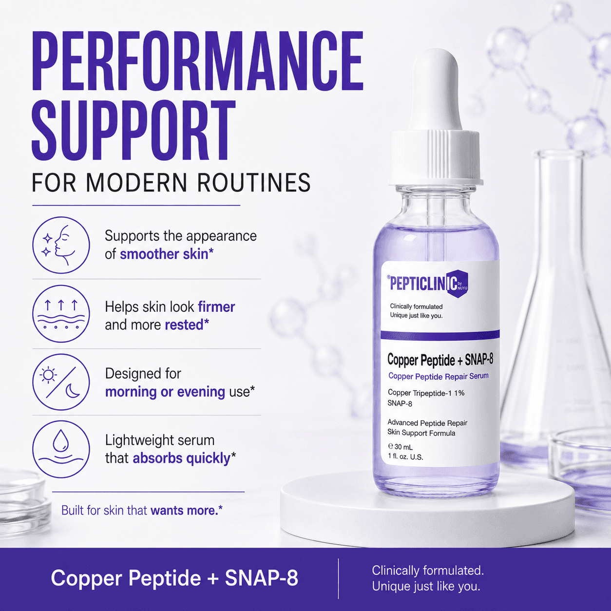Copper Peptide + Snap-8 Firming Serum