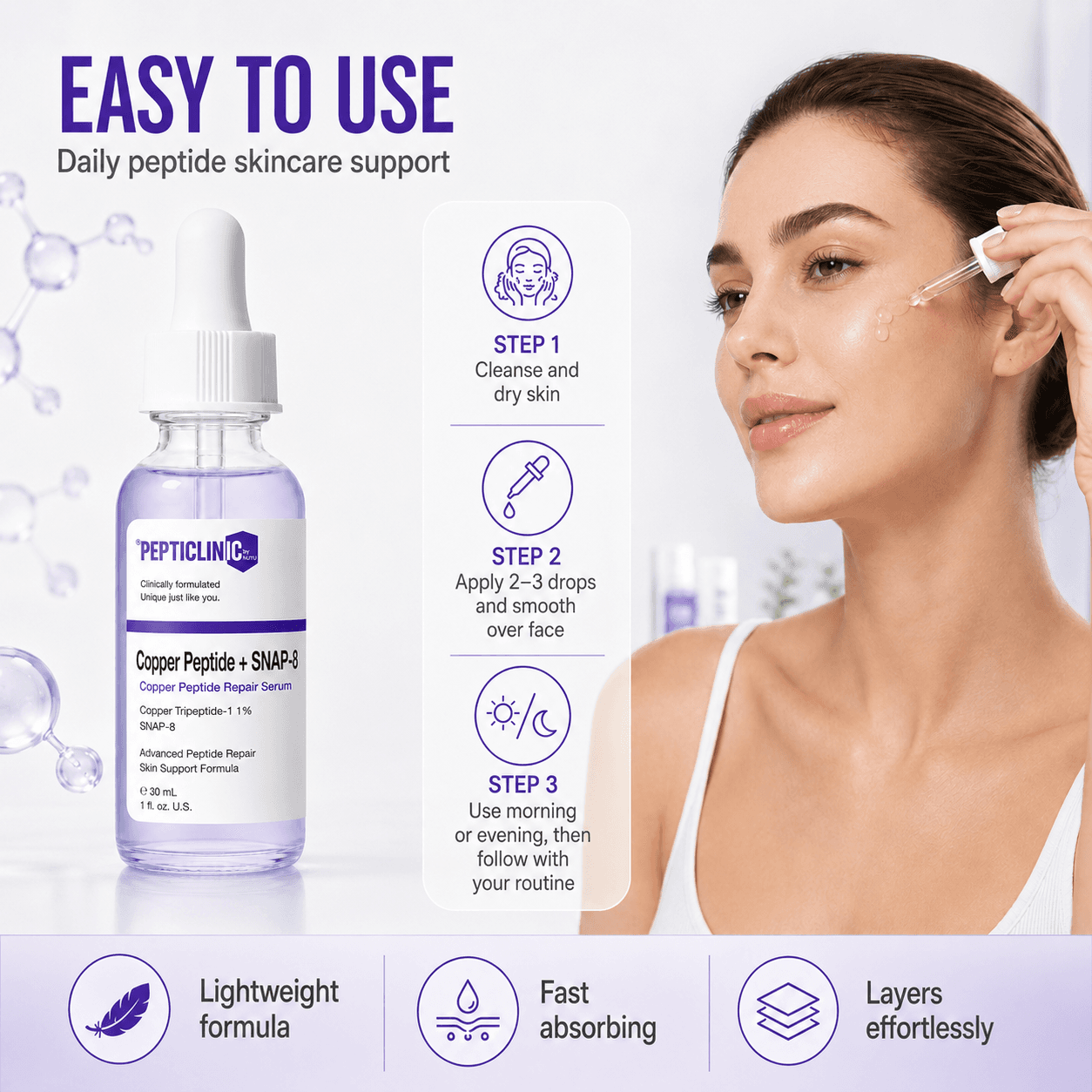 Copper Peptide + Snap-8 Firming Serum