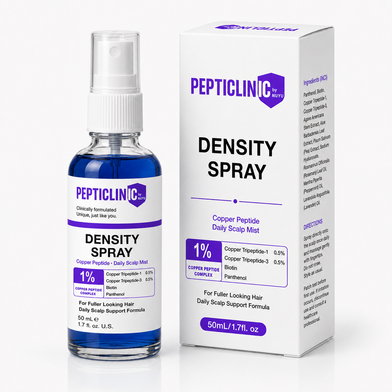 Copper Peptide Scalp Spray